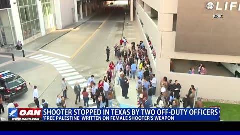Shooter Stopped In Texas By Officers, 'Free Palestine' Written On Female Shooter's Weapon