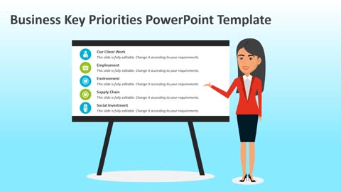 Business Key Priorities PowerPoint Template