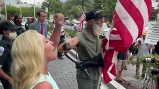 MTG SAVAGELY Confronts Anti-Trump Protestors