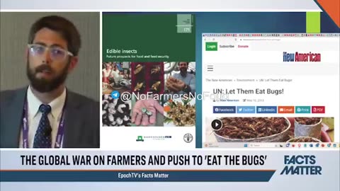 🚨 The global war on farmers and the push to make humanity eat bugs.