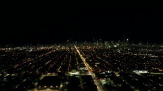 Drone captured Mind boggling footage of Metro City in night