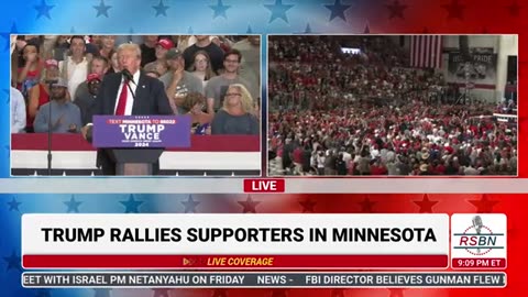 FULL SPEECH: President Trump speaks at Rally in St. Cloud, Minnesota - 7/27/24