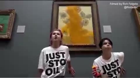 Two Just Stop Oil activists threw soup over Van Gogh's Sunflowers found guilty of criminal damage