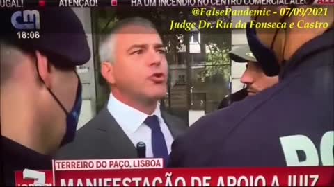 Portugal Police beating people