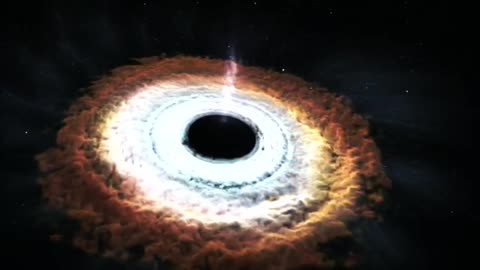 NASA_Massive Black Hole Shreds Passing Star full hd video