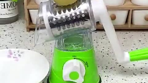 Handheld Vegetables Cheese Shredder with Rubber Suction Base