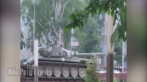Train Load Of Military Equipment Spotted In Borisov, Belarus