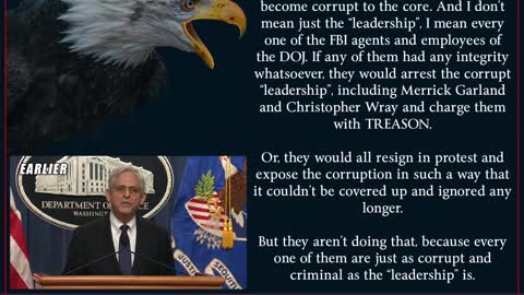 Merrick Garland Defends The Defenseless Corrupt FBI & DOJ