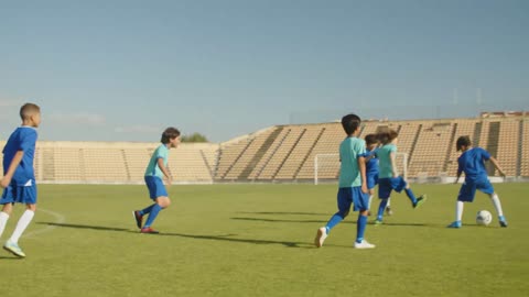 Kids Playing Football