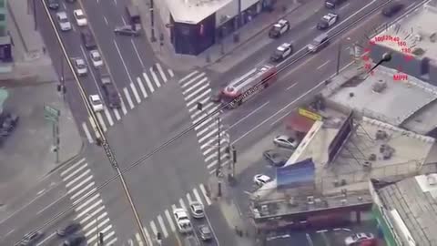 Los Angeles Stolen Car Pursuit - The never ending LA pursuit saga continues....