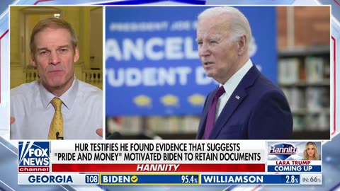 Jim Jordan: Biden 'knew the rules' about handling classified documents, but violated them