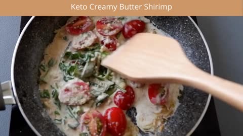 KETO Creamy Butter Shrimp | KETO Diet Recipe
