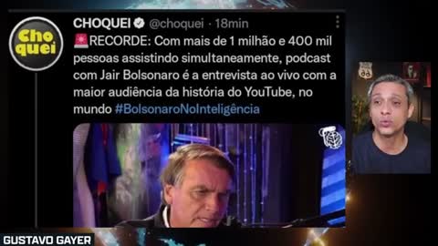 Eleições 2022 2º Turno Alegria de ladrão dura pouco - Bolsonaro e Lula (Gustavo Gayer) 2022,10,22