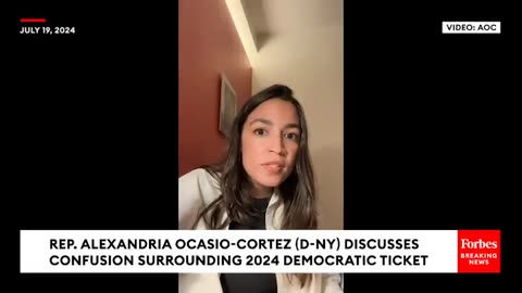 AOC- People Calling For Biden To Drop Out Also Want Kamala Harris Off The Ticket