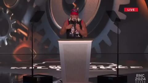 Hulk Hogan parla al RNC