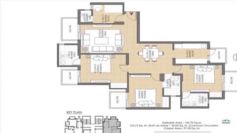 ATS Floral Pathways Luxury Flats