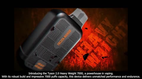 Tyson 2.0 Heavy Weight 7000 Disposable Vape