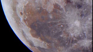 LIVE the Moon Rusting with a 14 inch Telescope..that means Oxygen and Water are on the Moon