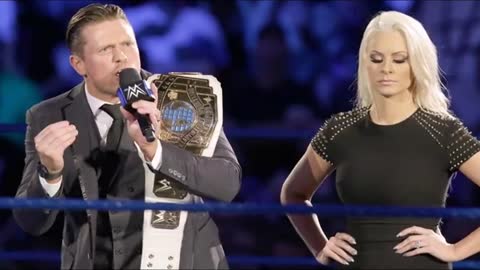 The Miz' Wife Maryse Slaps Him Live on Air During WWE Raw.