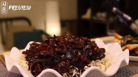Mukbang Black noodles |How to Make jajangmyeon |Korean Black Bean Noodles