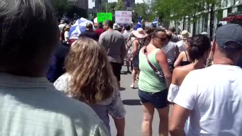 Montreal Freedom Day Rally, July 24, 2021, Part 1