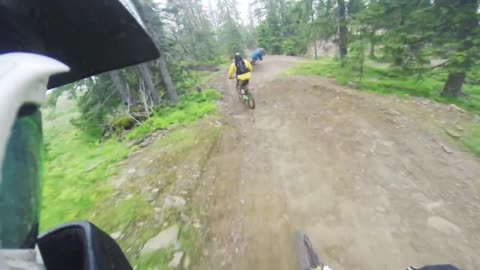 Downhill biking in Hafjell!