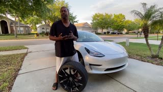 How to install twenty inch custom wheels on your Tesla Model 3