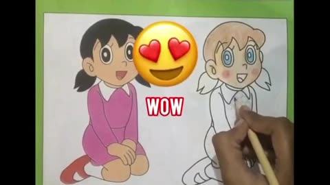 Doraemon Shizuka Customisation | Shizuka unique colouring | Shizuka dress colouring