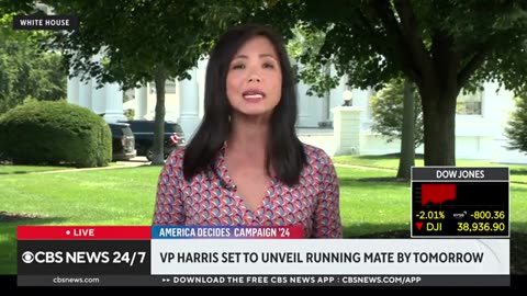 Harris' VP announcement expected Tuesday