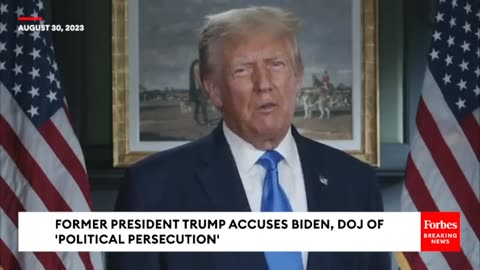 BREAKING NEWS: Trump Rails Against Biden, DOJ Following Arrest In Georgia