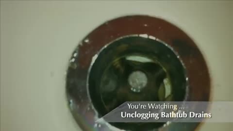 How to Unclog a Slow-draining Bathtub Drain