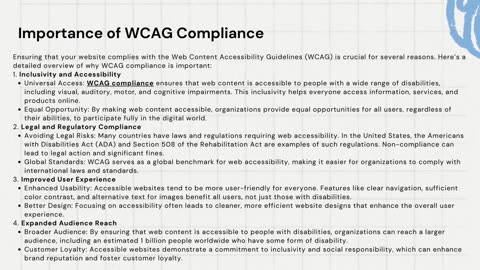 Understanding WCAG Compliance Requirements: Ensuring Accessibility for All Users
