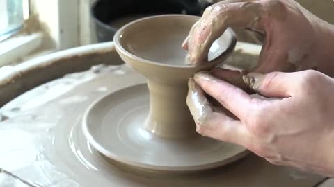 It is really convenient to make pottery and place afternoon tea desserts, process eight.
