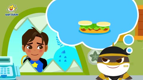 [✨NEW] Baby Shark vs Thief Baby Shark! Who Can Cook the Best Burger Baby Shark Official