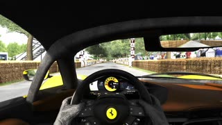 POV - 840HP Ferrari Daytona SP3: V12 Engine Sound | GoodWood | Assetto Corsa | Logitech G25