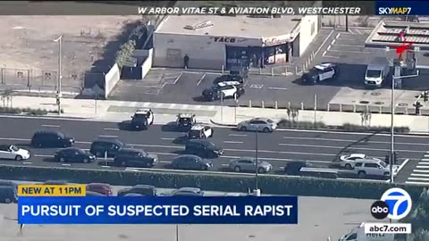 LAPD chase linked to nationwide manhunt of suspected rapist