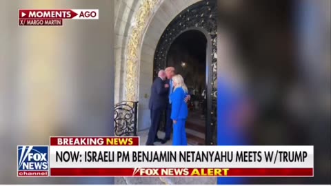 Netanyahu arrives at Mar-A-Lago for Trump meeting