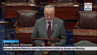 House Speaker Pelosi to send impeachment article to Senate on Monday, Schumer