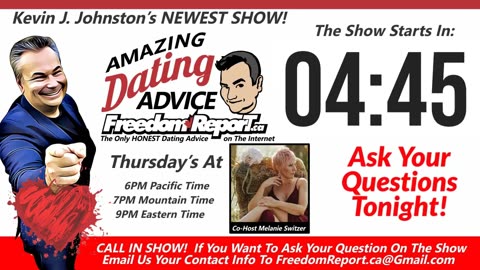Dating Advice EPISODE 3 - with Kevin J Johnston and Melanie Switzer!