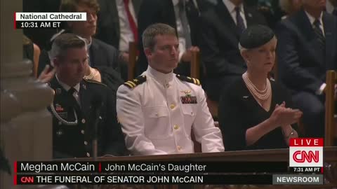 Meghan McCain Purposely Takes Cheap Shot At President While Honoring Father
