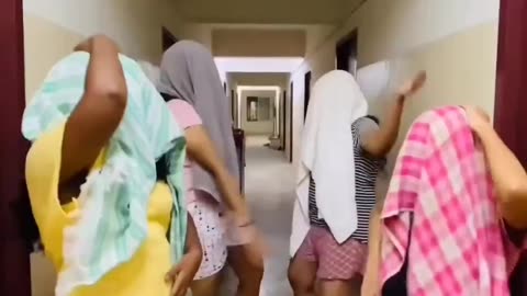 Girls gang vibing in hostel
