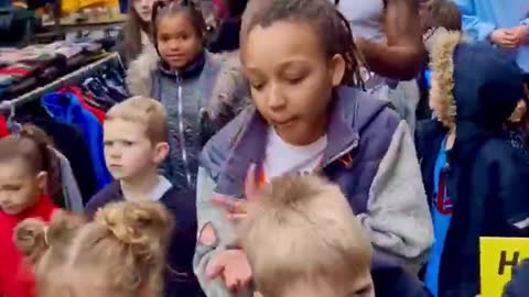 Powerful! Remeece Freeman & Kids Rap Against Booster Through Brixton Market
