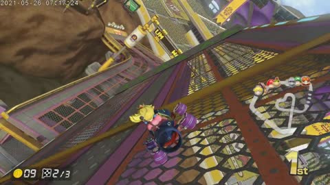 Mario Kart 8 Deluxe Switch Princess Peach Part 37 Wario Stadium