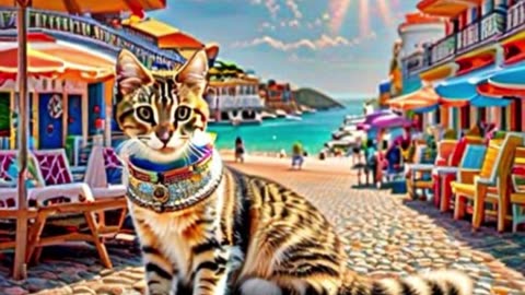 Purr-adise Getaway: Celebrity Cat’s Vacation Adventure