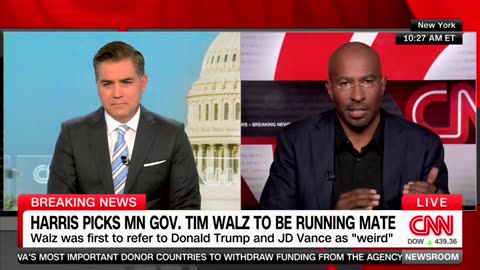 CNN’s Van Jones Suggests Kamala Harris Caved In To ‘Darker Parts’ Of Democratic Party With VP Pick