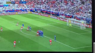 Gareth Bale stunning free kick goal vs Slovakia