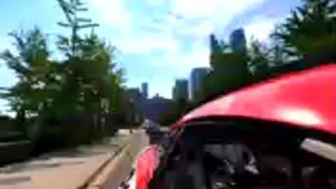 Ride with Bubba Wallace as he takes to the streets of Chicago in his race car