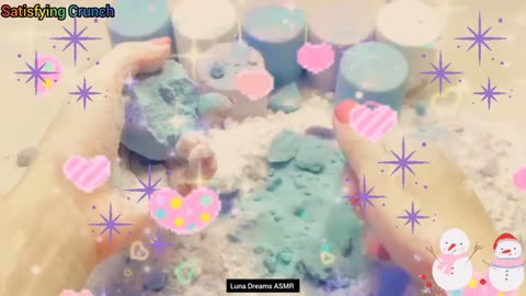Colored crunchy powdery satisfying gymchalk asmr ｜ new gym chalk asmr #ytvideoviral #LunaDreamsASMR