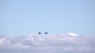 Blue Angels Opposing solos slow pass