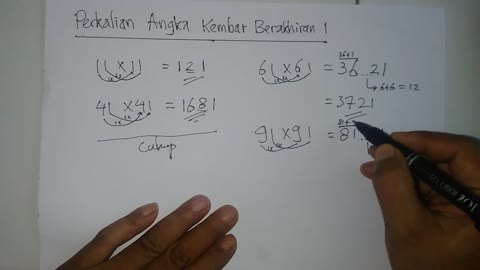 Quick Ways to Multiply Twin Numbers Ending in 1